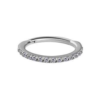 Piercings Works Titanium Ring Helix   - Premium Zirconia