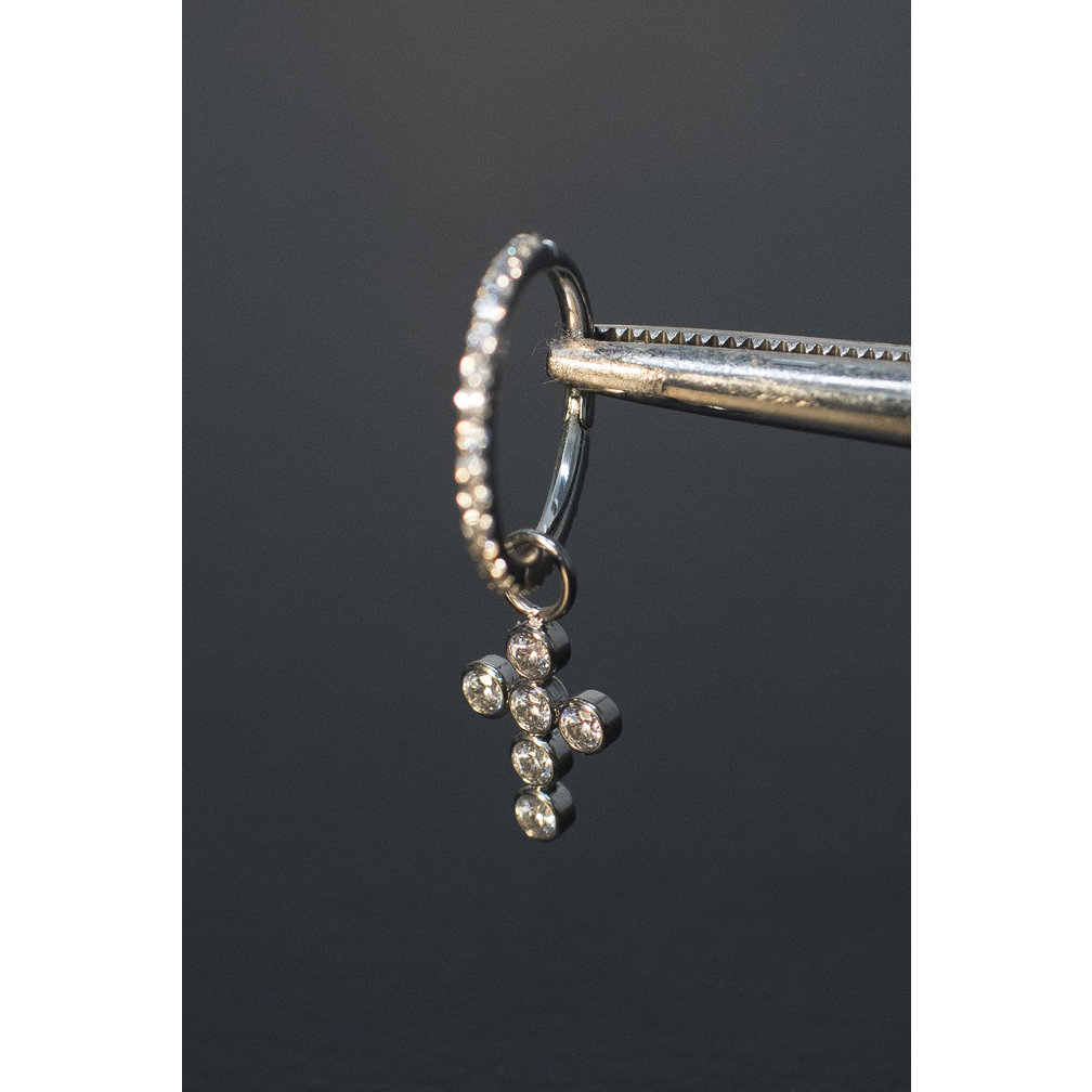 Segment Ring Hanger - Premium Zirconia Kruis