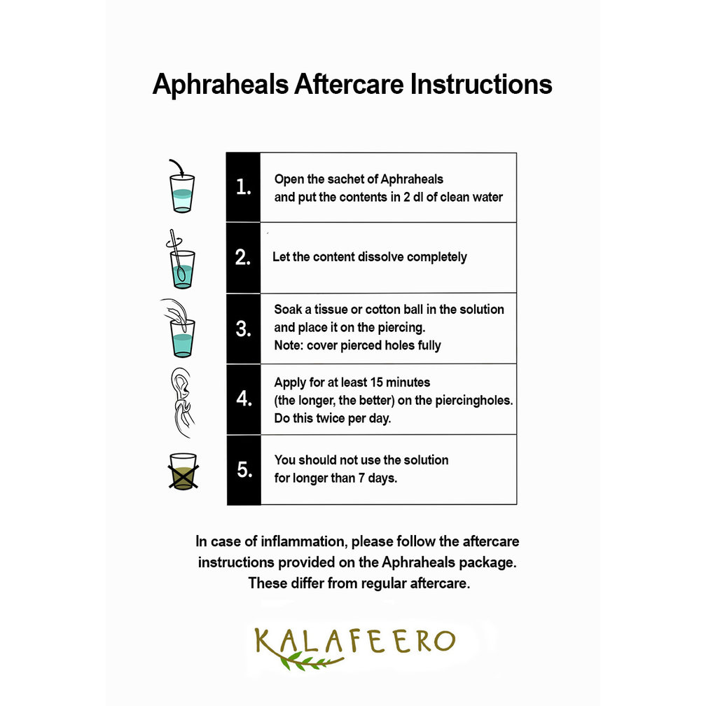 Aphraheals - Piercing Aftercare