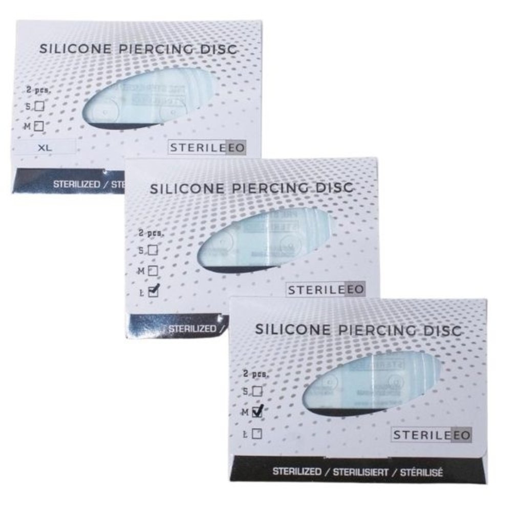 Silicone Piercing Discs: Prevent Sinking, Increase Comfort and Promote Recovery - Set