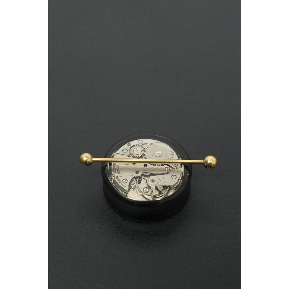 Vergulde Titanium Industrial Barbell Basic