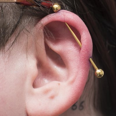 Titanium outlet industrial piercing