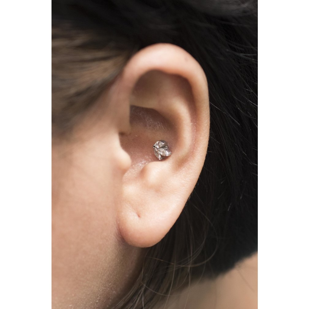 Chirurgisch Staal Barbell - Marquise Cluster