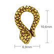 Segment Ring Charm - Snake