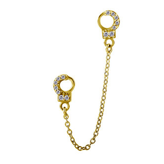 Piercings Works Segment Ring Hanger - Handboeien en Ketting