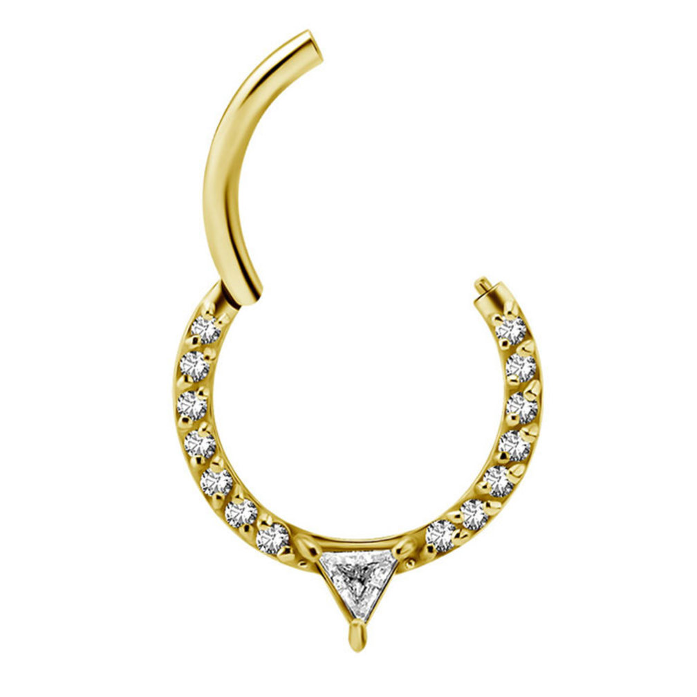 Septum/Daith Piercing Ring - Zirkonia