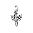 Oval Belly Ring - Zirconia