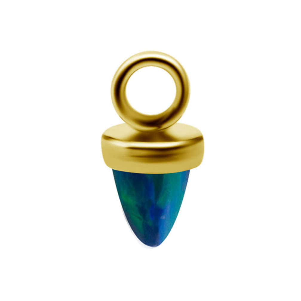 Segment Ring Charm - Opal Spike