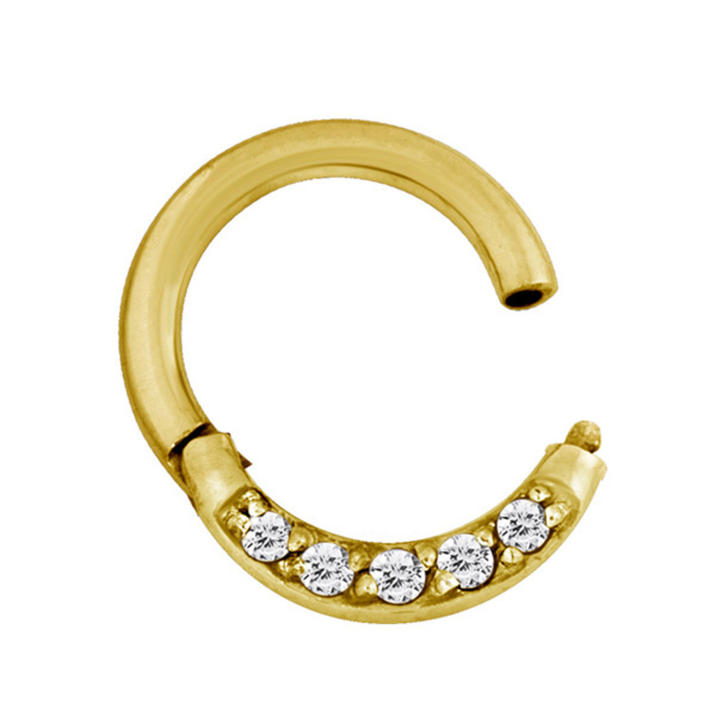 Septum/Daith Ring  - Zirconia