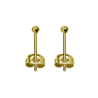 Piercings Works Gold Plated Surgical Steel Earstuds