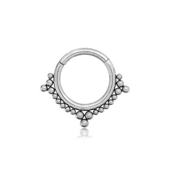 Piercings Works Septum/Daith Click Ring - Tribal