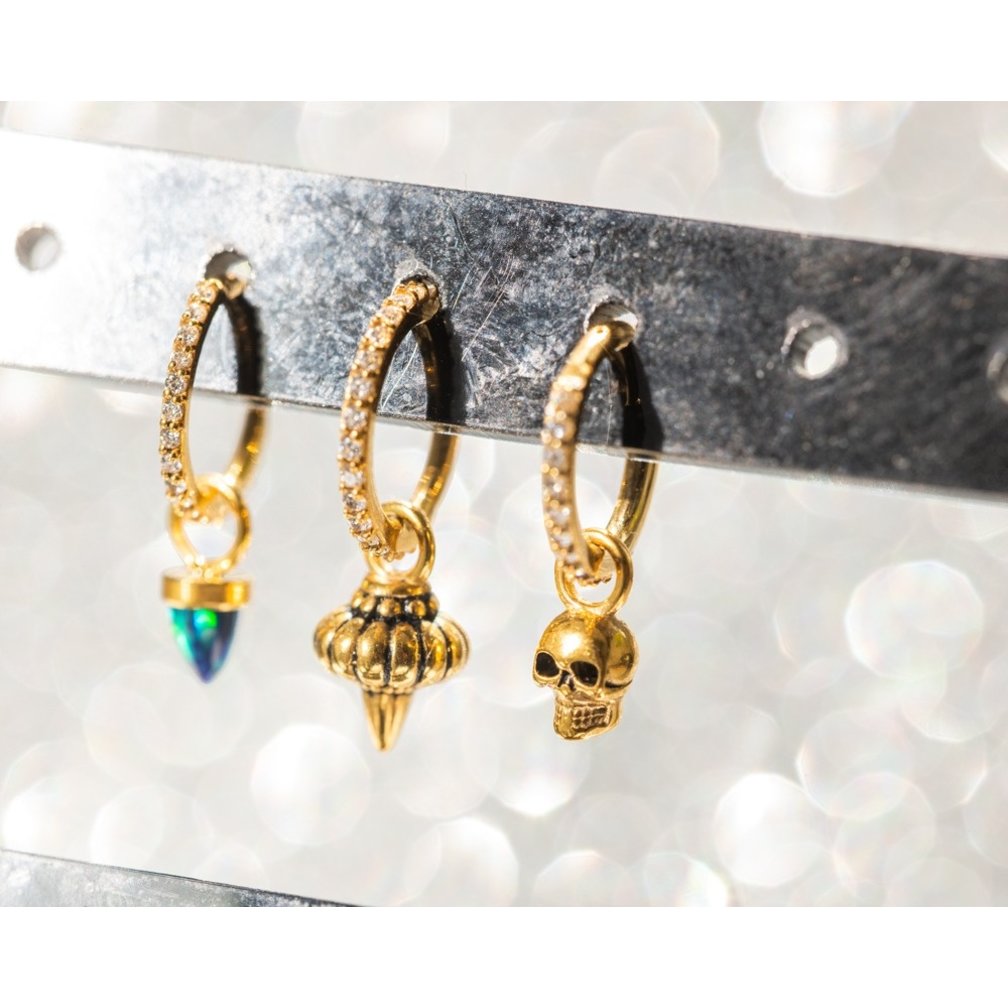 Segment Ring Charm - Opal Spike