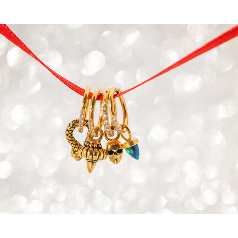 Segment Ring Charm - Spike