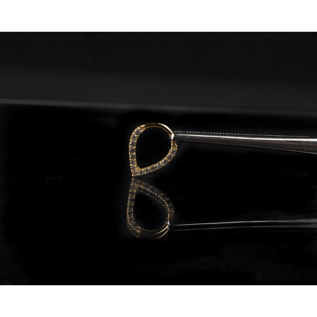 Piercing  Ring - Cubic Zirconia