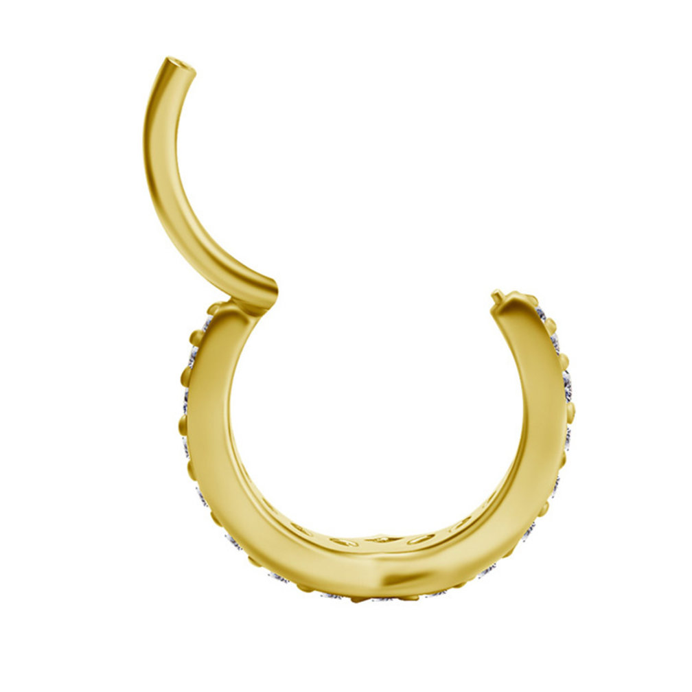 Helix Piercing Ring - Zirconia