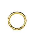 14 Karaat Massief Gouden Neus Ring - Twisted Touw