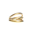 Gold Plated Titanium Ring - Trinity