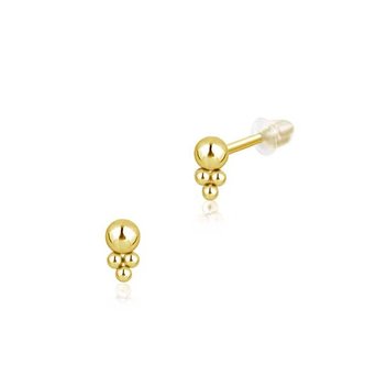 Piercings Works Vergulde Chirurgisch Staal Oorknopjes