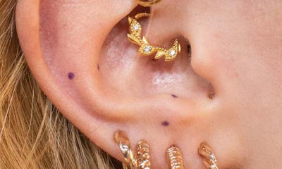 Agrewd Minimalistische lotusbloem, septum, daith, goud, zilver, 16G, helix- piercing, goud, chirurgisch staal, septumring, segmentring, clicker, tragus, neus, kraakbeen, oorsieraden, 8 mm/10 mm, 8 mm