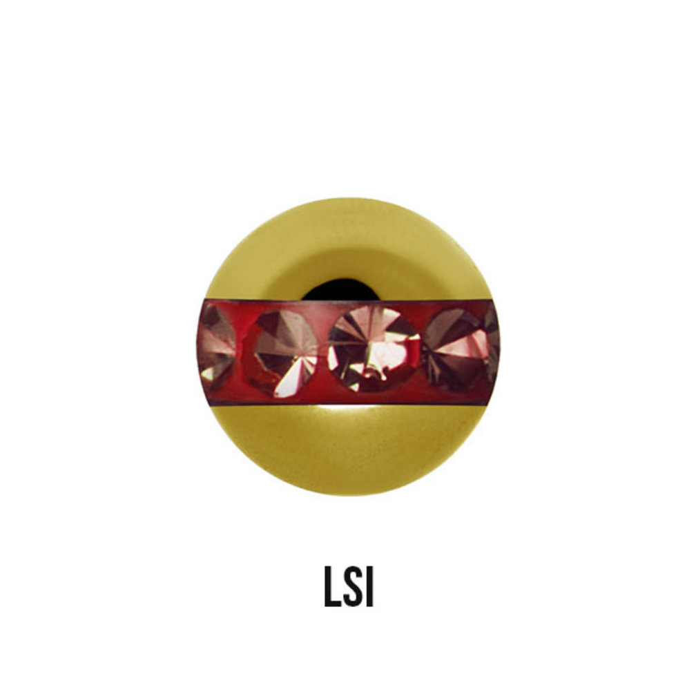 Chirurgisch Stalen Barbell - Premium Kristallen