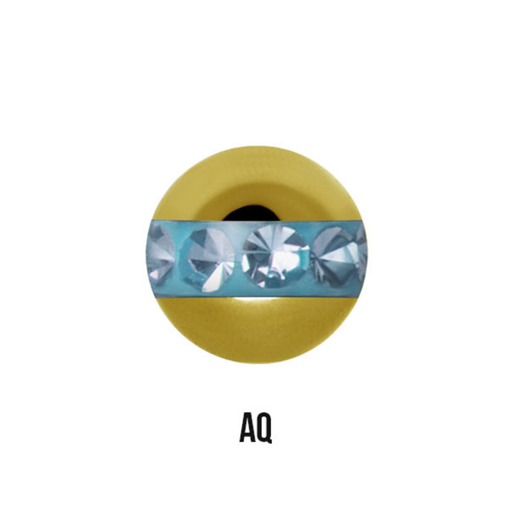 Chirurgisch Stalen Barbell - Premium Kristallen