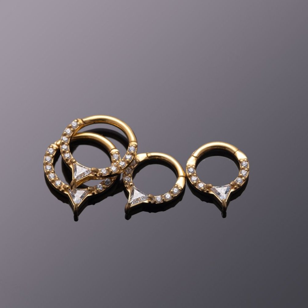 Septum/Daith Piercing Ring - Zirkonia