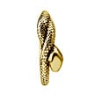 Gold Plated Conch Ring - Snake