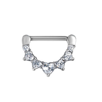 Piercings Works Nipple Clicker - Hearts