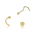 Gold Plated Surgical Steel Nose Stud