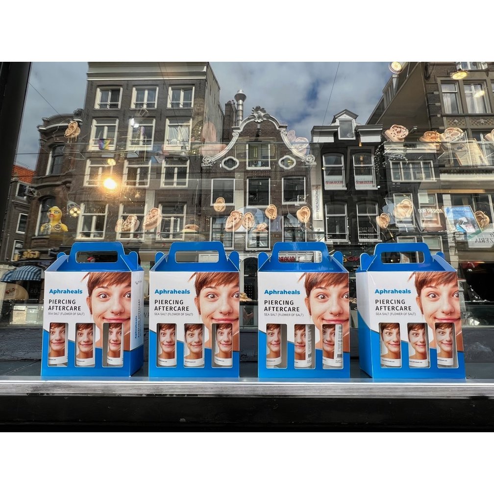 Eenvoudige en Effectieve Piercing Verzorging met de Aphraheals Piercing Spray Set van 3
