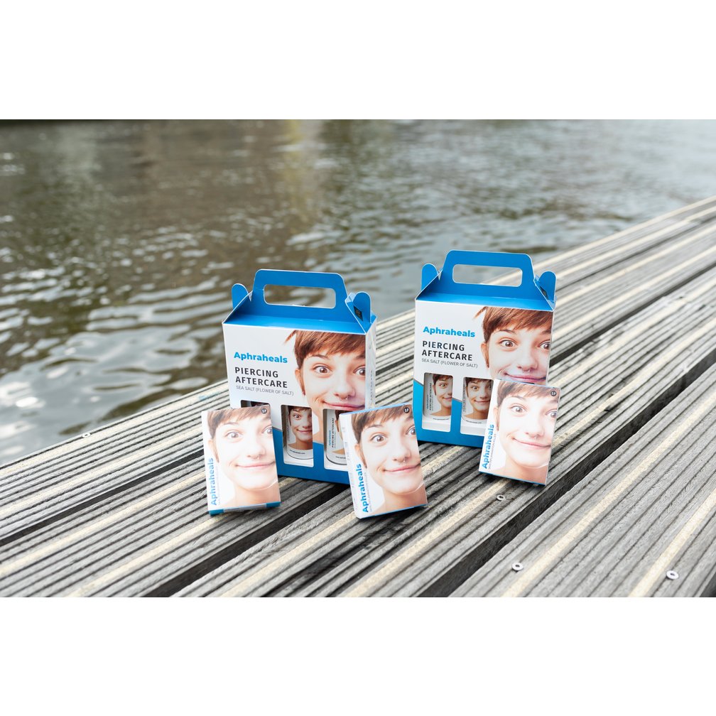 Eenvoudige en Effectieve Piercing Verzorging met de Aphraheals Piercing Spray Set van 3