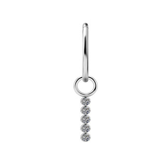 Piercings Works Segment Ring Hanger - Premium Zirconia