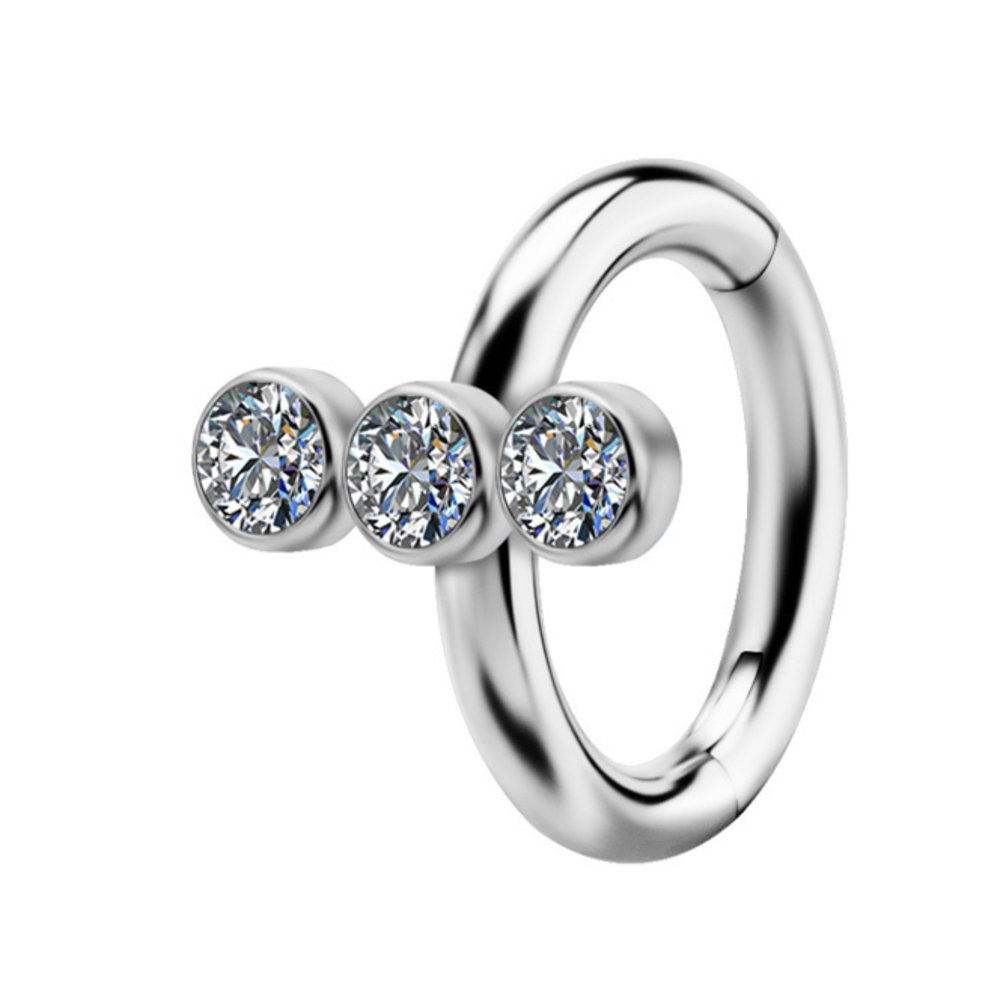 Titanium Click Ring - Premium Zirconia