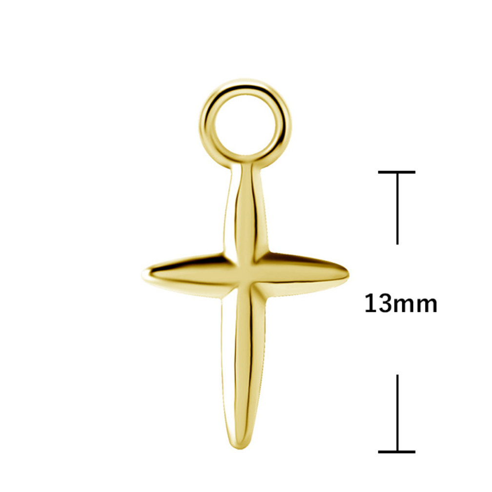 Segment Ring Charm - Cross