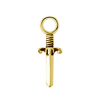 Piercings Works Segment Ring Charm - Sword