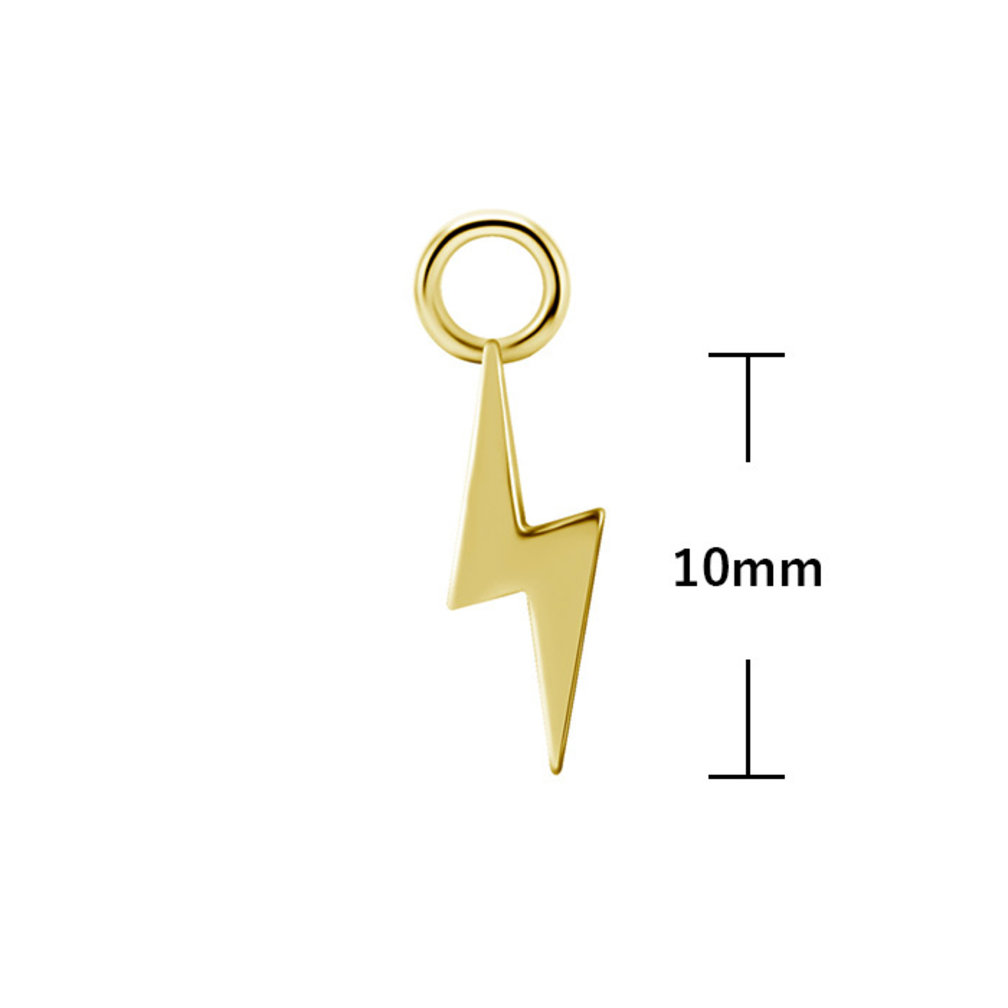 Segment Ring Charm - Lightning Bolt