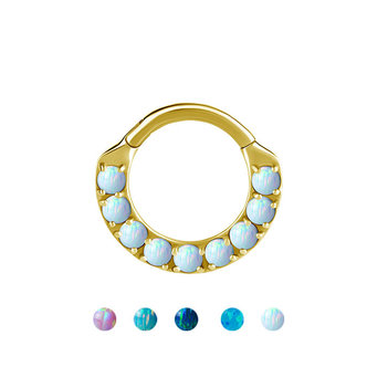 Piercings Works Piercing  Ring - Opals