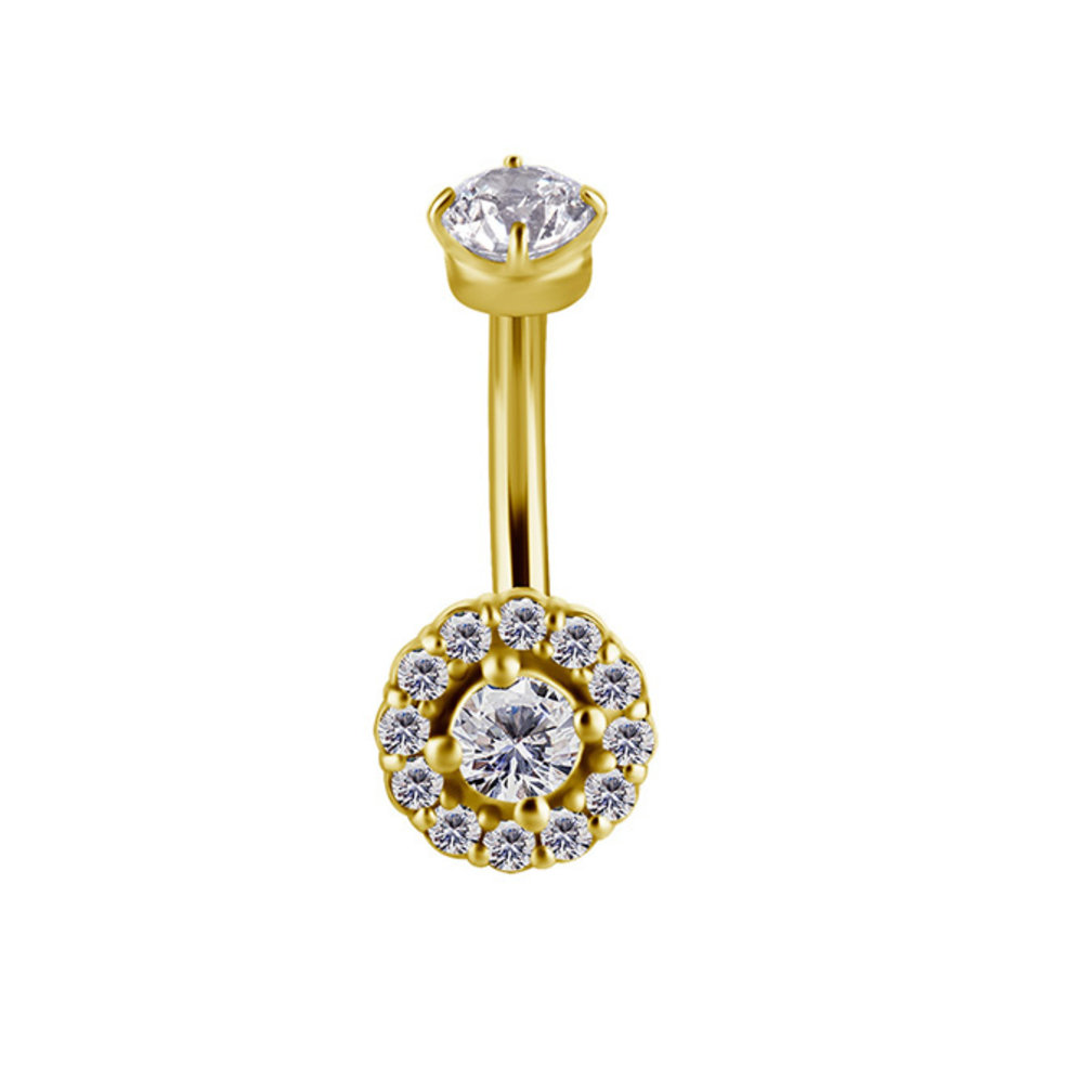 Surgical Steel Rook Piercing - Premium Zirconia