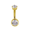 Surgical Steel Rook Piercing - Premium Zirconia