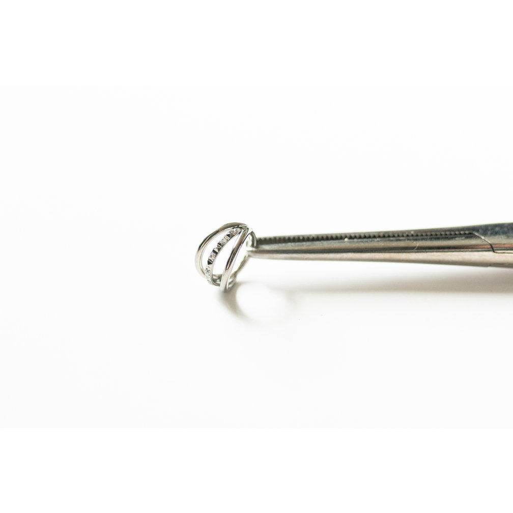 Titanium Helix Ring  - Trinity