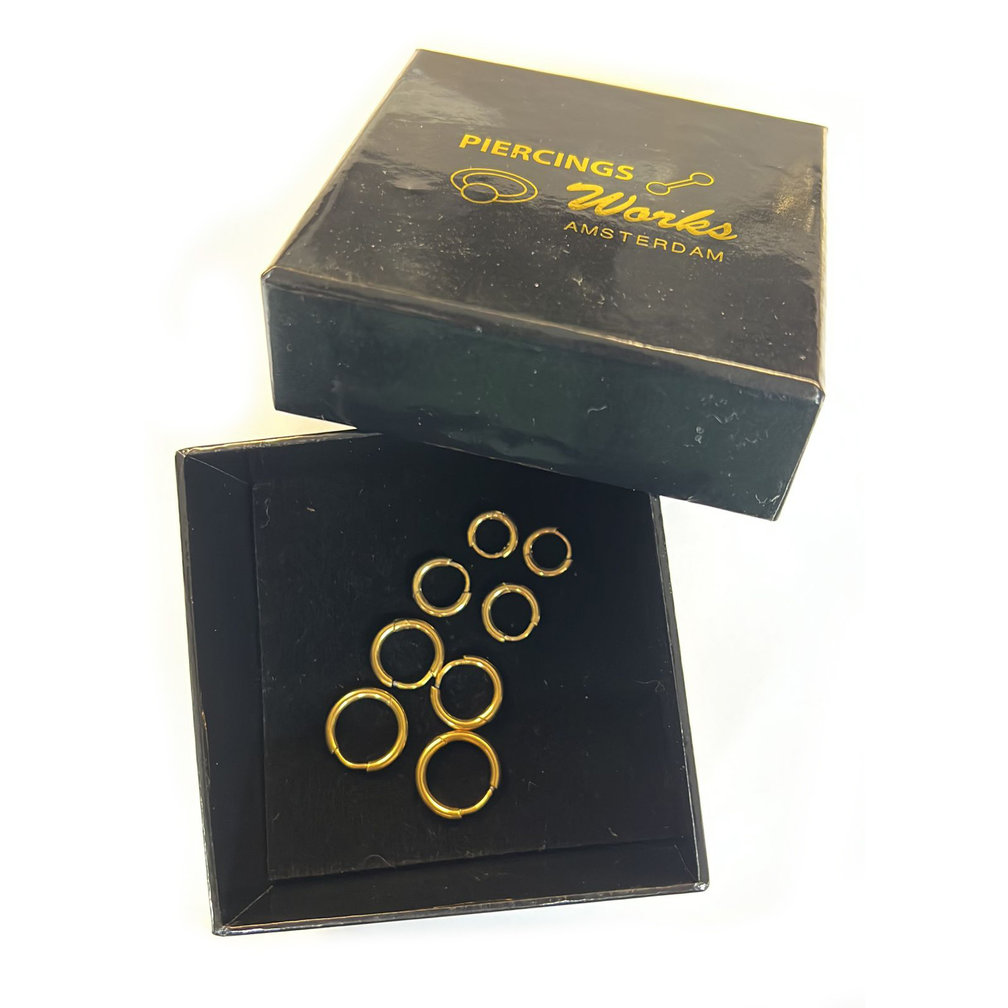 Unieke en Moderne Titanium Oorbellen - 4 Paar Set, De Enige Echte