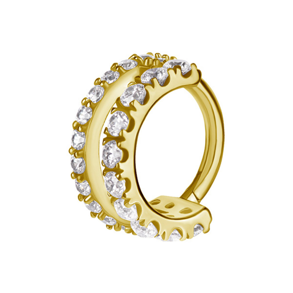 Opvallende en Luxueuze Tragus en Helix Ring - Met Premium Zirkonia