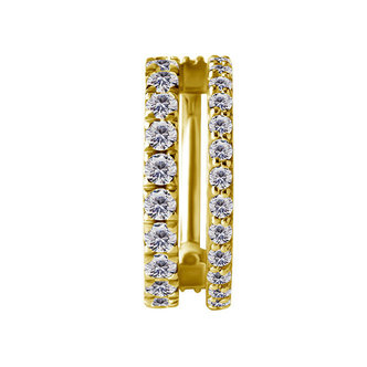 Piercings Works Elegante en Opvallende Conch Ring - Met Premium Zirkonia
