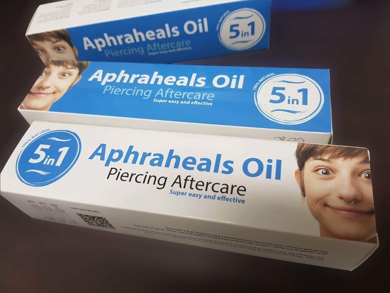 Aphraheals Oil 5 in 1 Revolutionary Piercing Aftercare Piercings Works