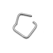 Titanium Seamless Click Ring - Square