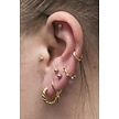 Chique en Opvallende Barbell voor Tragus en andere Oorpiercings - Met Premium Zirkonia