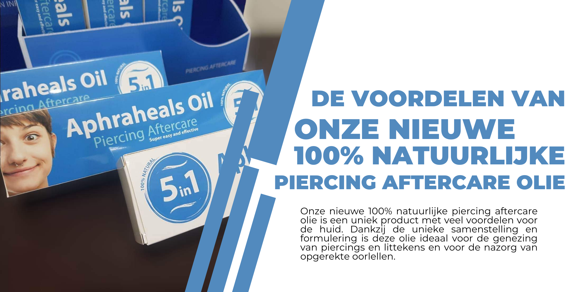 De voordelen van onze nieuwe 100% natuurlijke piercing aftercare olie