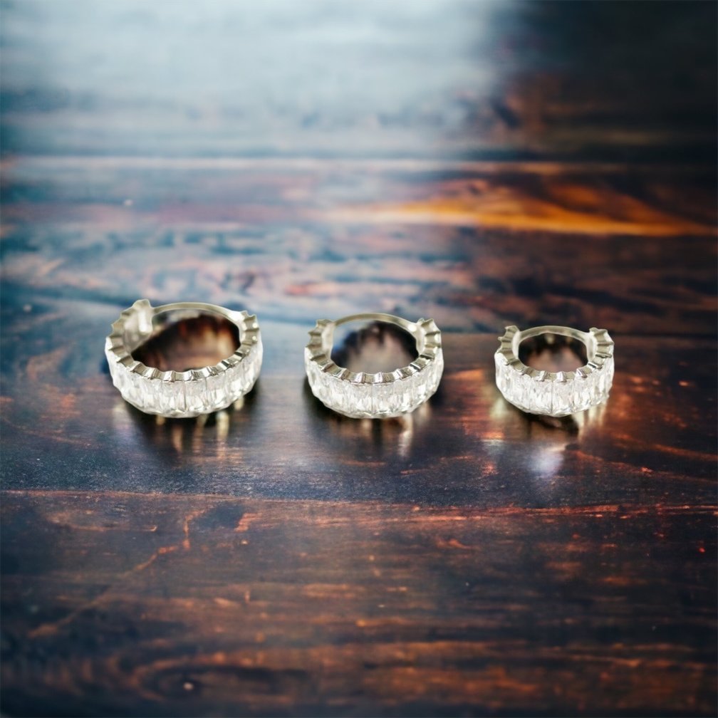 Titanium Ring - Crystals