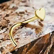 Titanium Nosestud - Heart