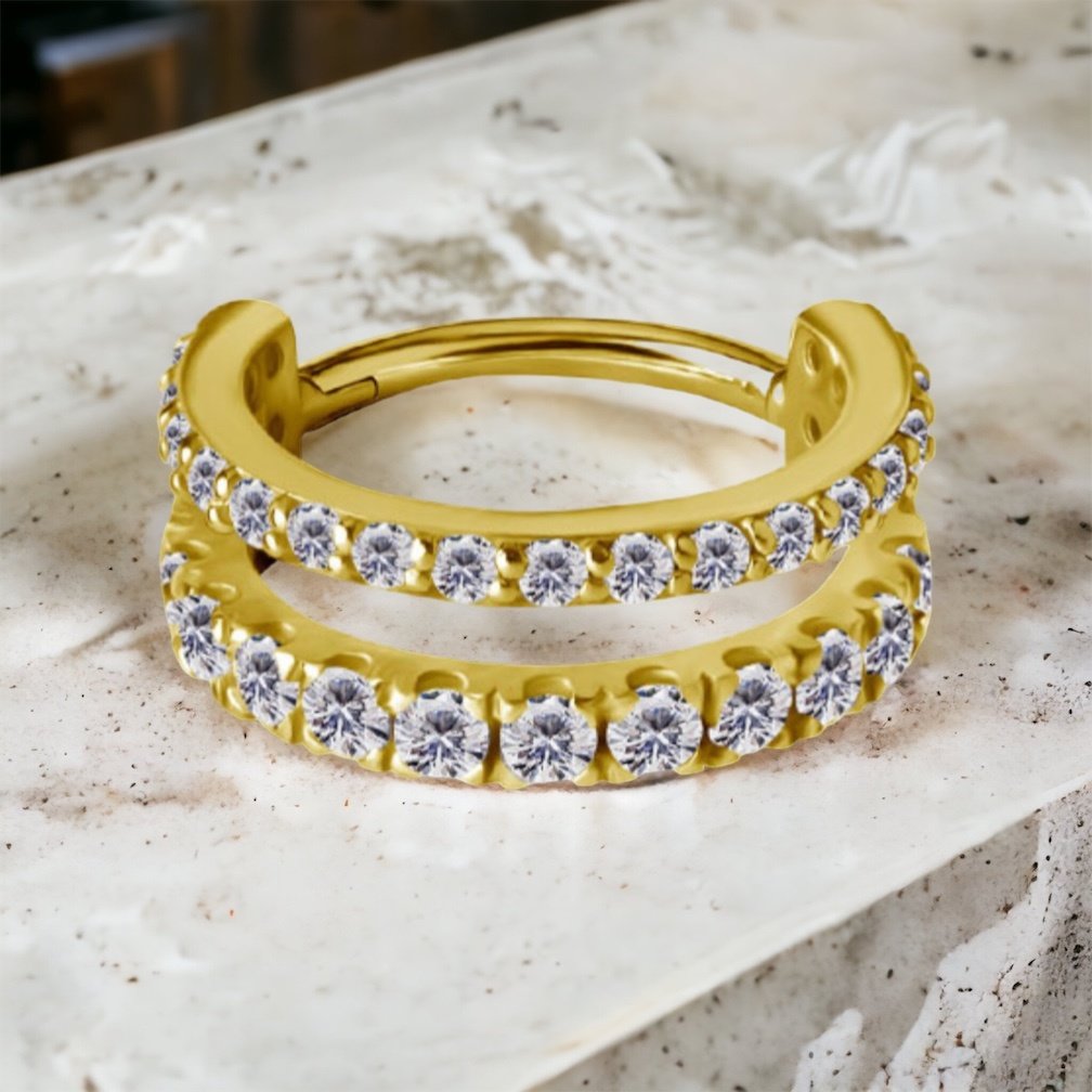 Elegante en Opvallende Conch Ring - Met Premium Zirkonia